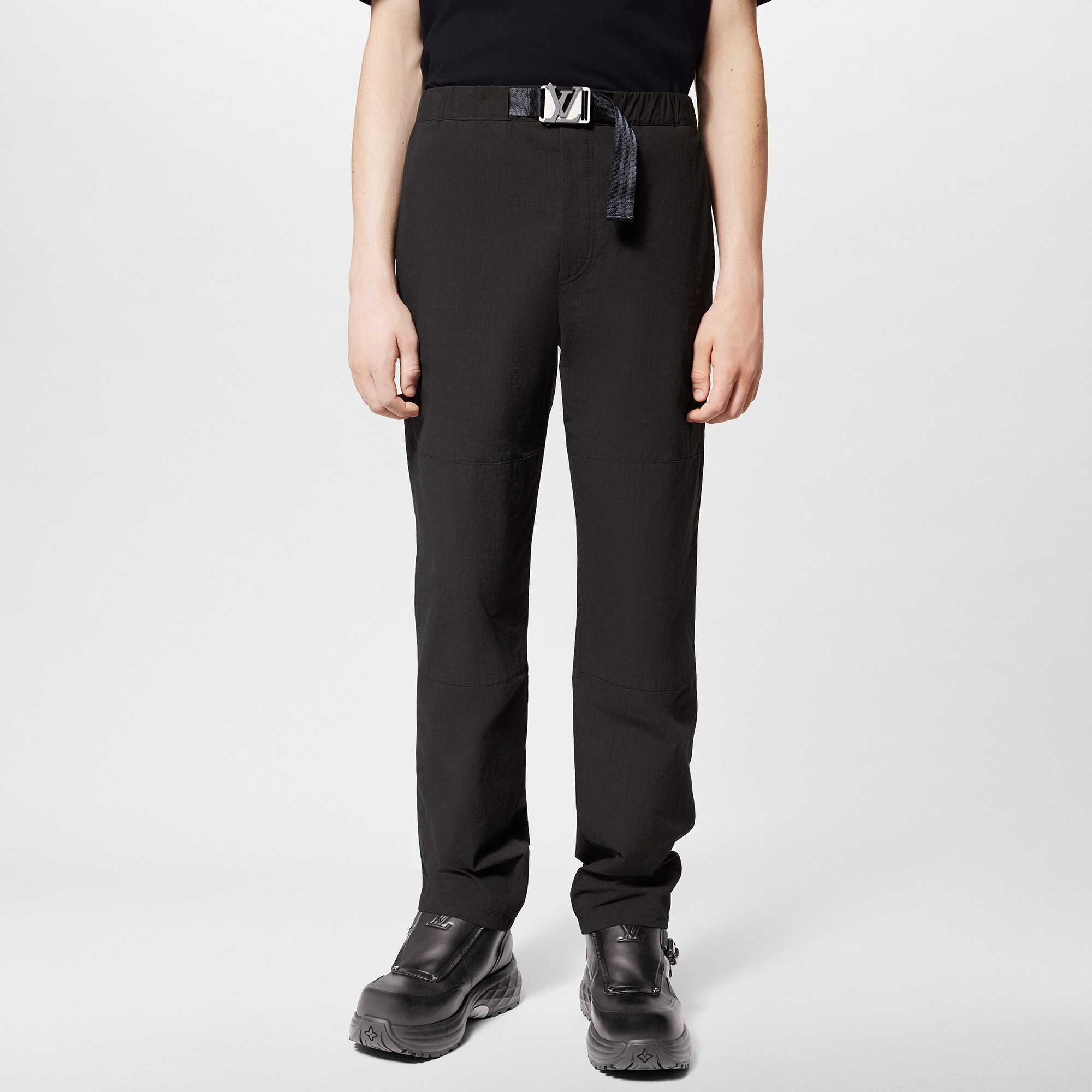 LV Buckle Technical Track Joggers - Luxury Grey | LOUIS VUITTON